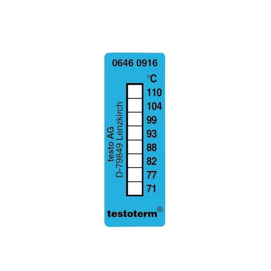 Термоиндикаторы testoterm +71 … +110 °C